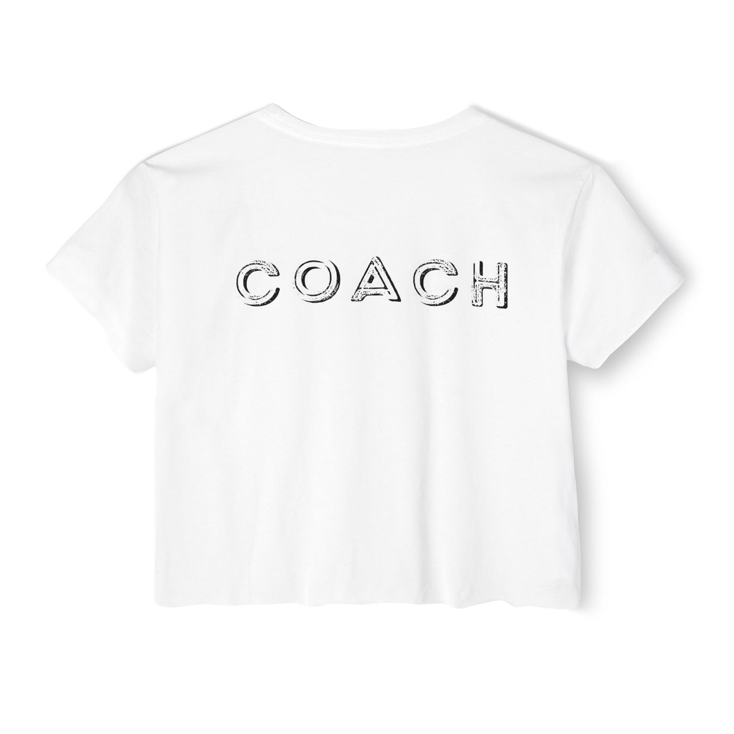 Red, White and Swole Coach Crop Tee
