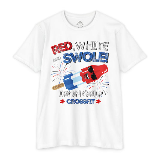 Red White and Swole! Coach T-Shirt