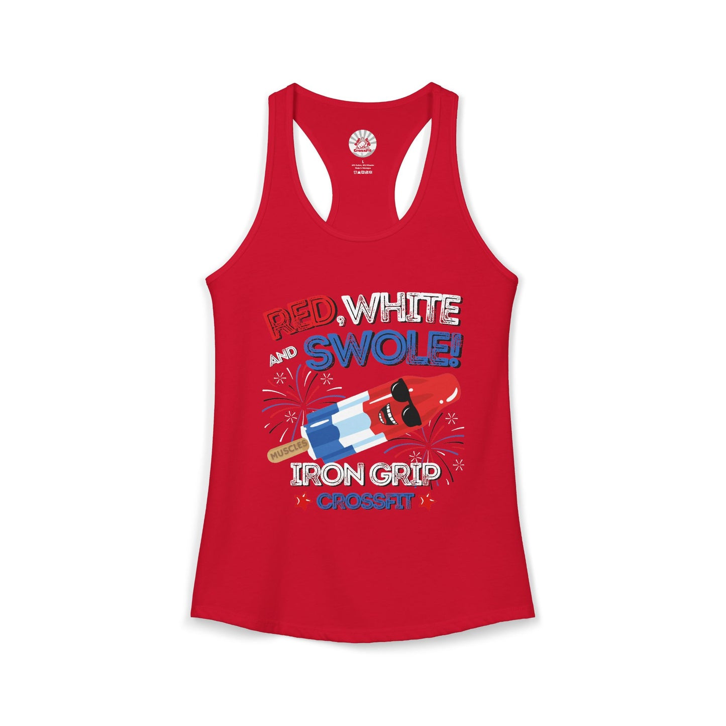 Red White and Swole Tank