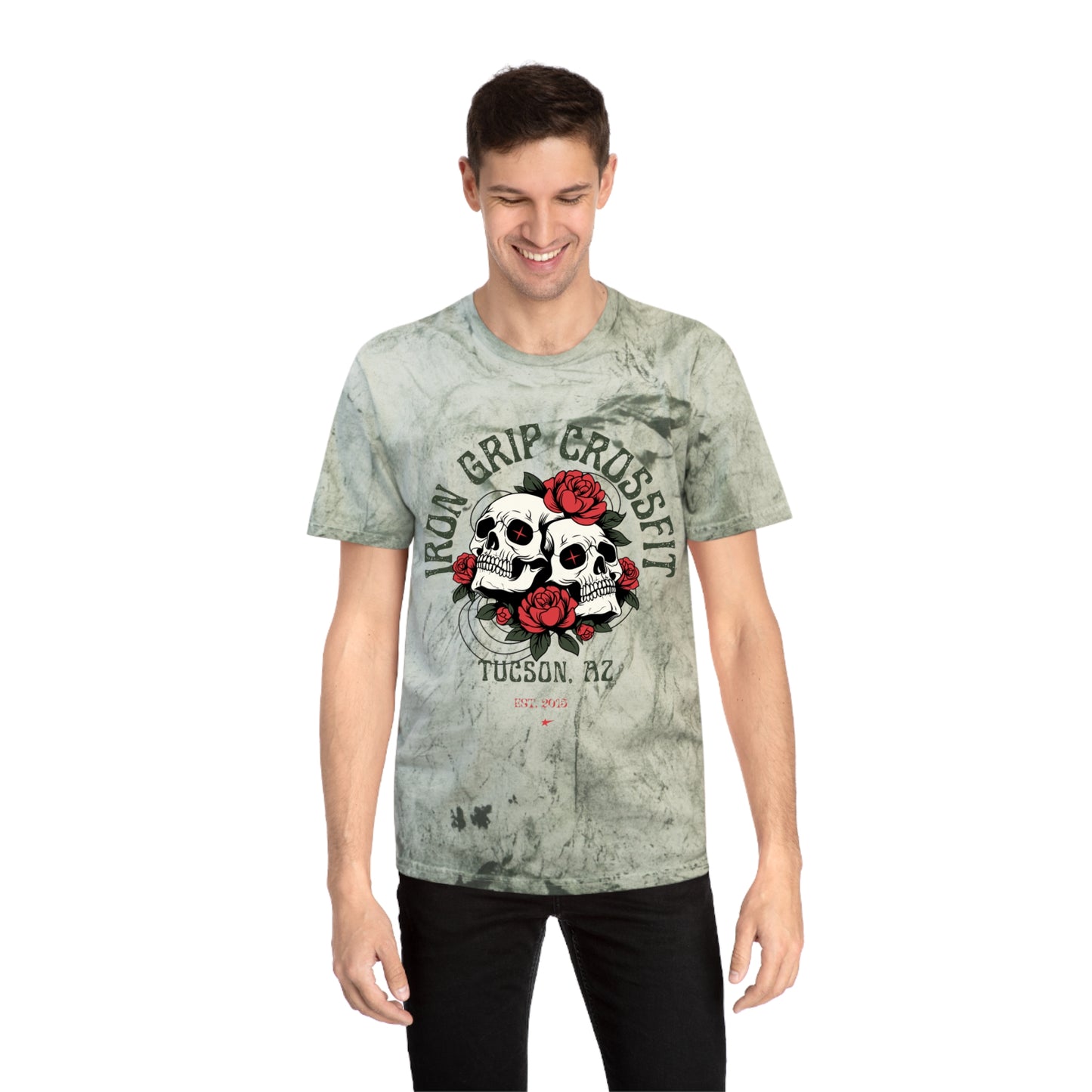 CrossFit Skull & Roses T‑Shirt 100% Cotton