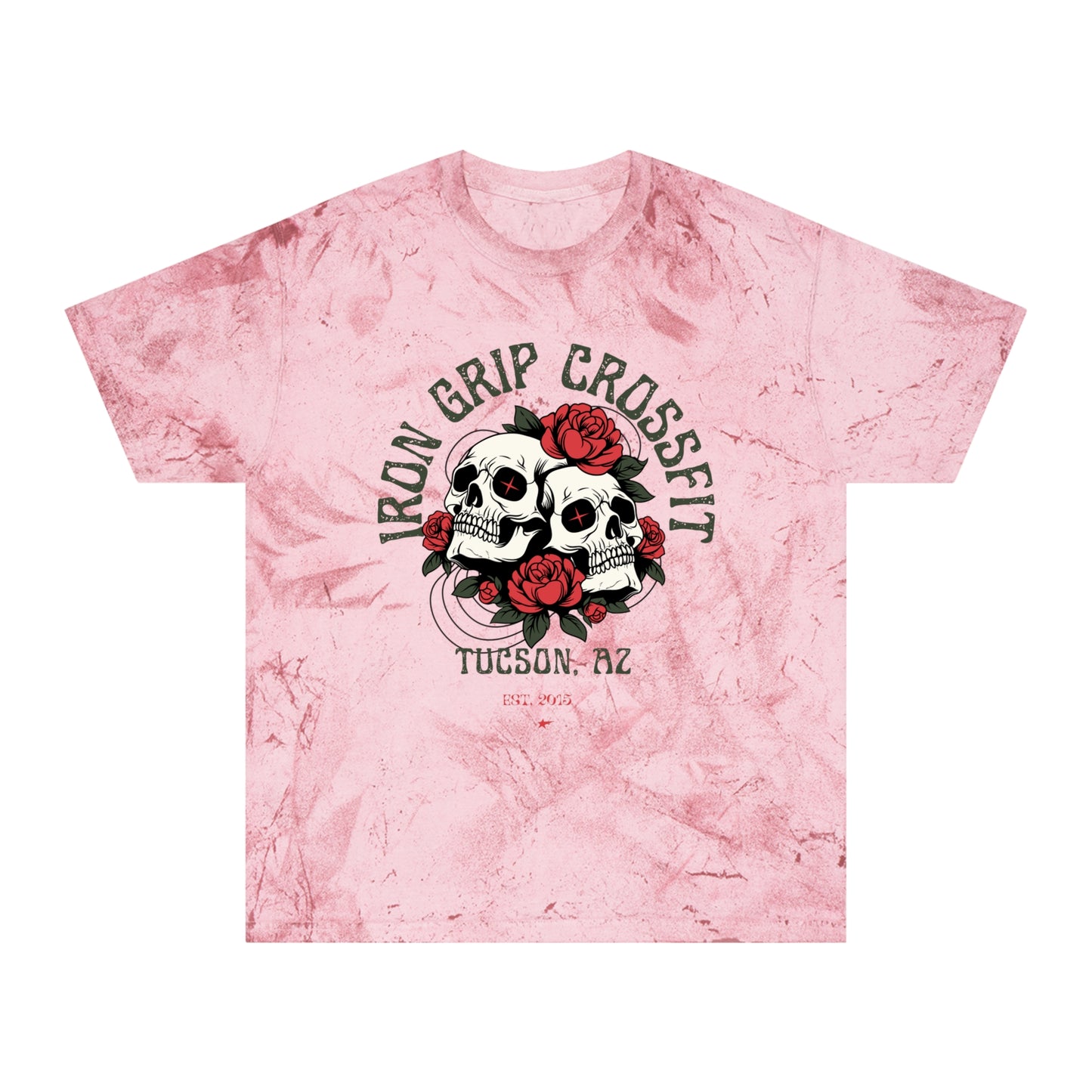 CrossFit Skull & Roses T‑Shirt 100% Cotton