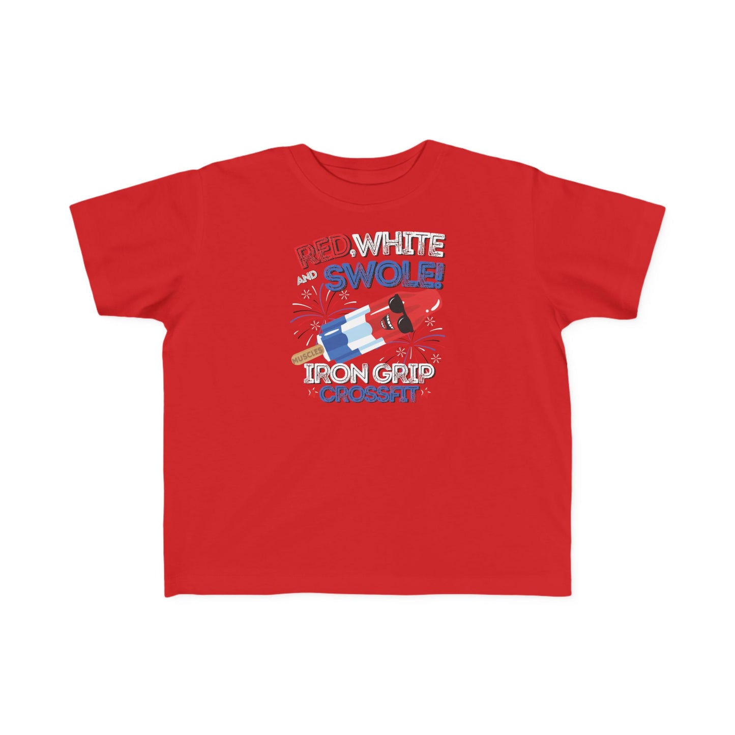 Red White and Swole Toddler T