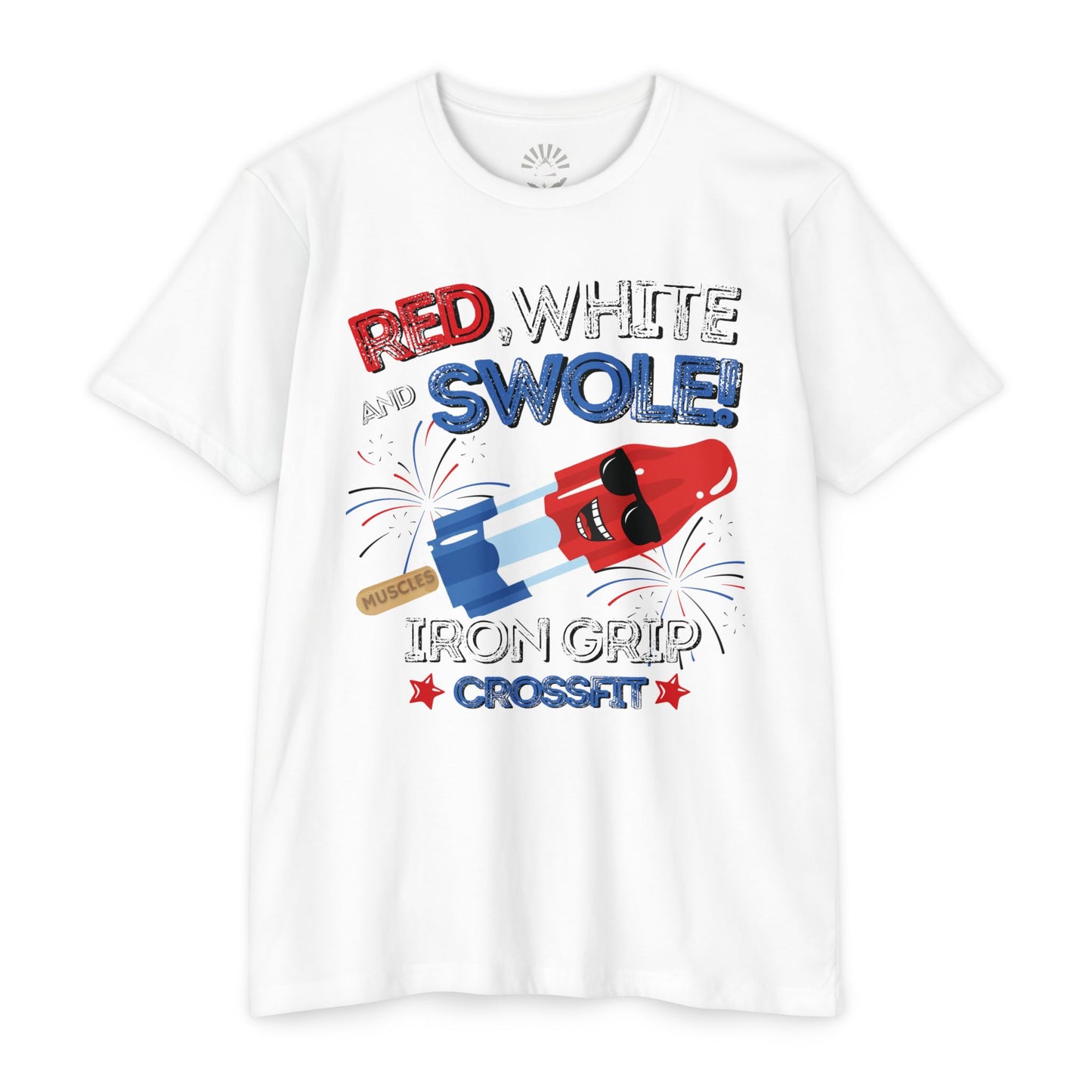 Red, White & Swole T-Shirt — 60/40 Blend