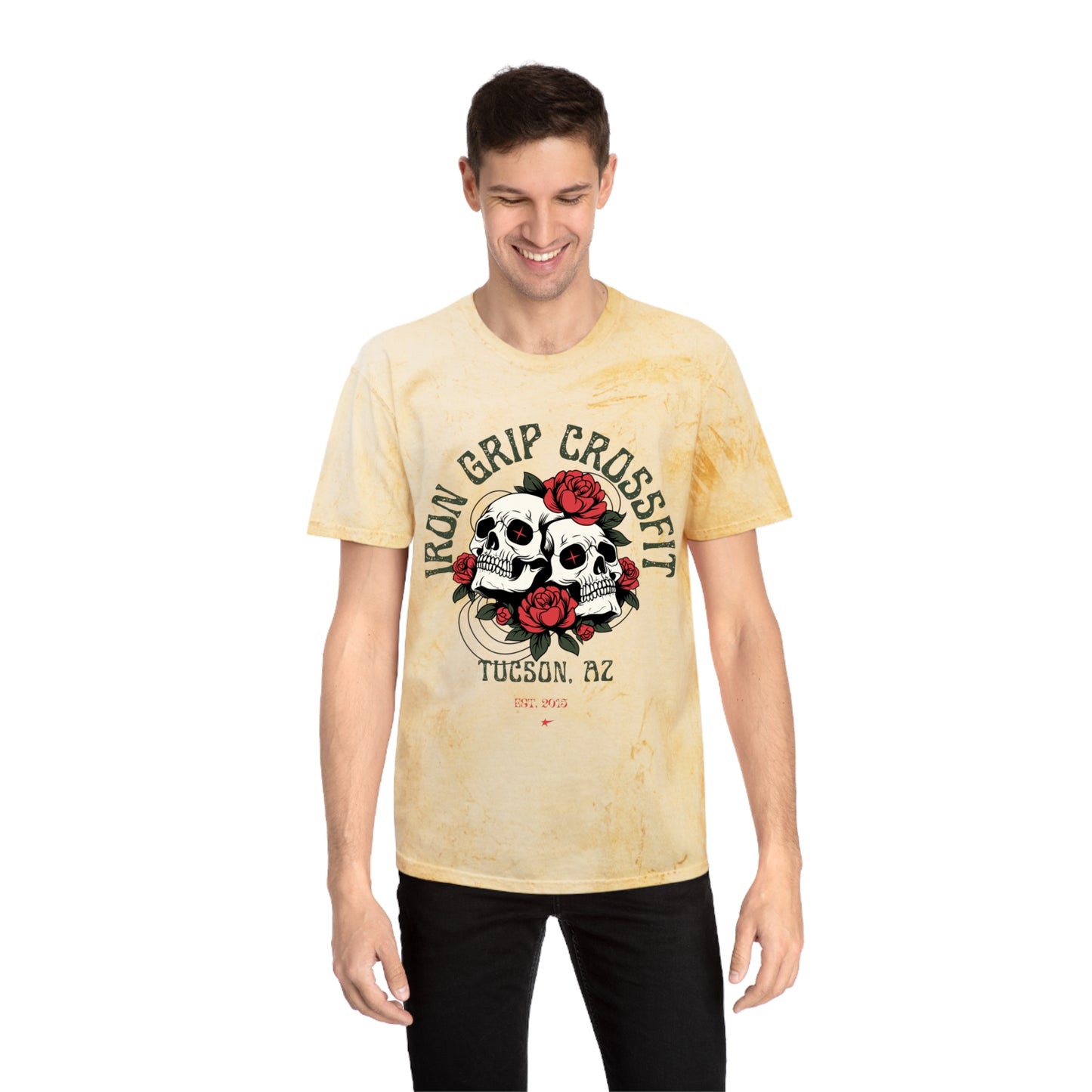 CrossFit Skull & Roses T‑Shirt 100% Cotton