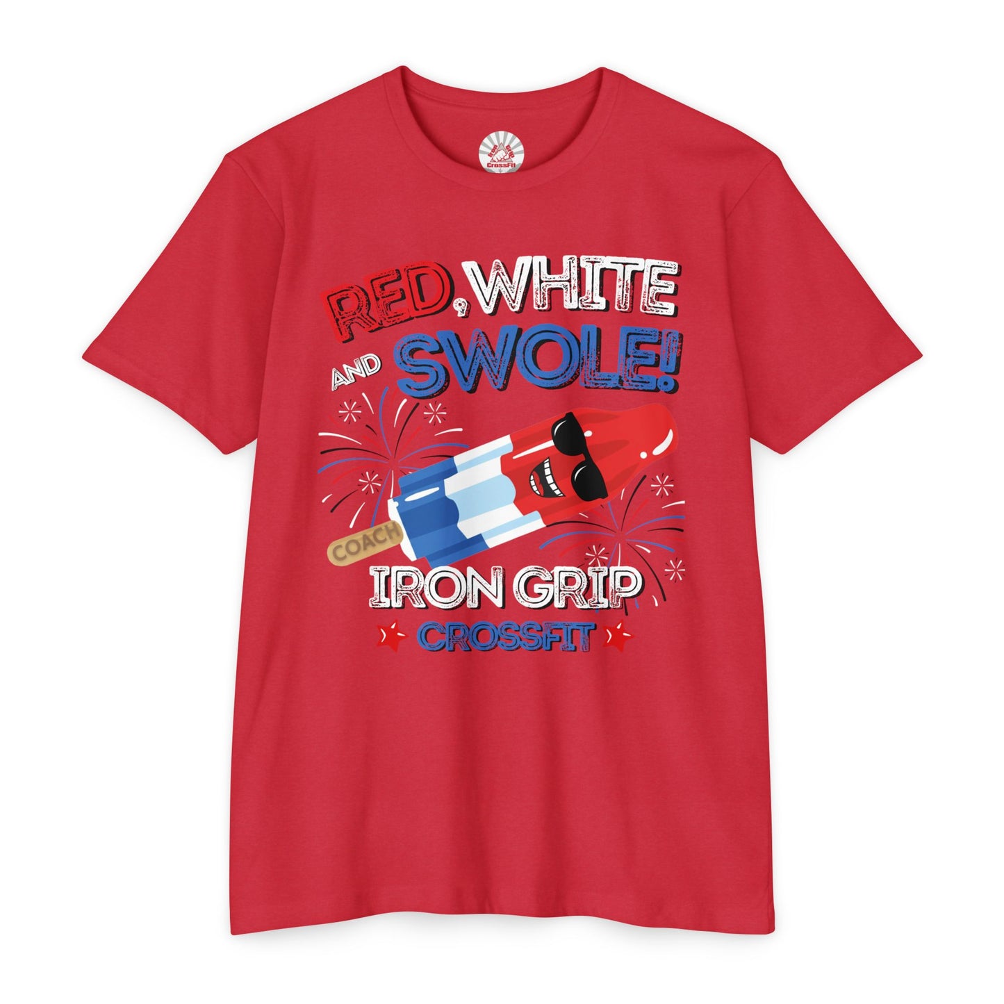 Red White and Swole! Coach T-Shirt