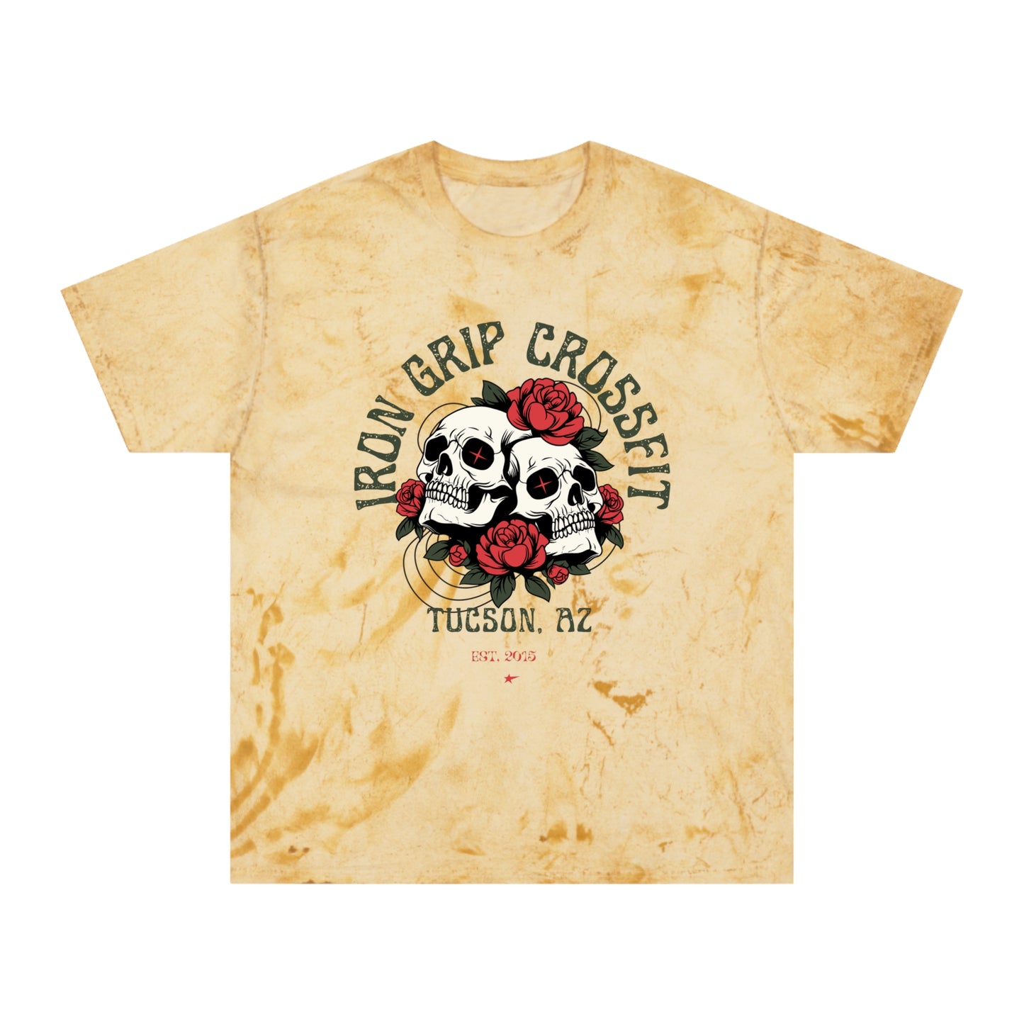 CrossFit Skull & Roses T‑Shirt 100% Cotton