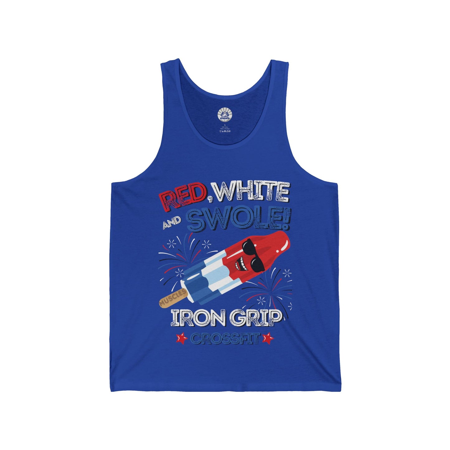 Red White and Swole Unisex Tank Top