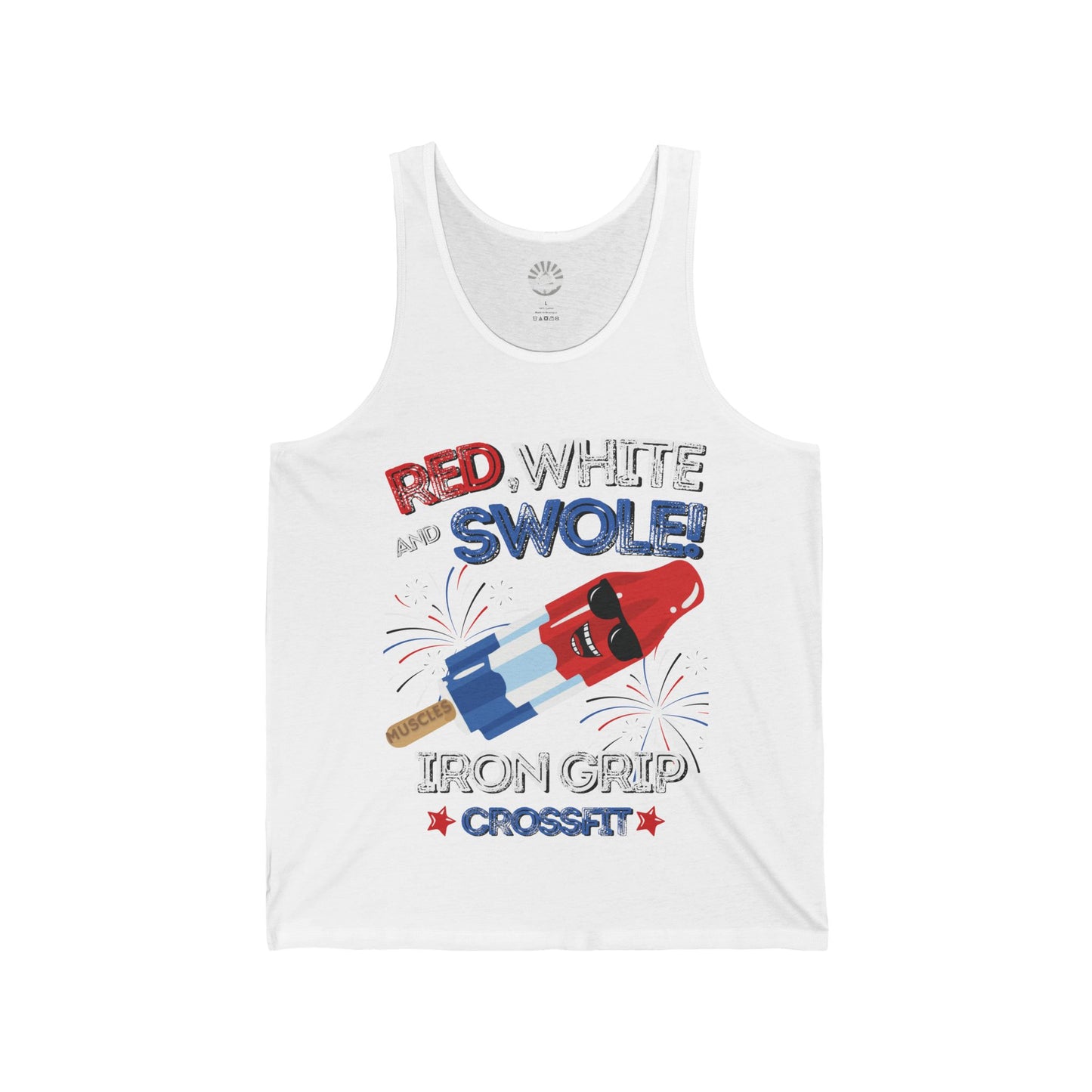 Red White and Swole Unisex Tank Top
