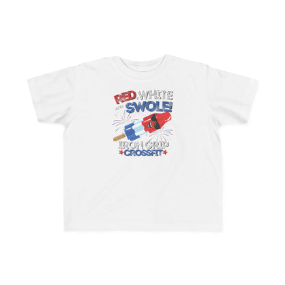 Red White and Swole Toddler T