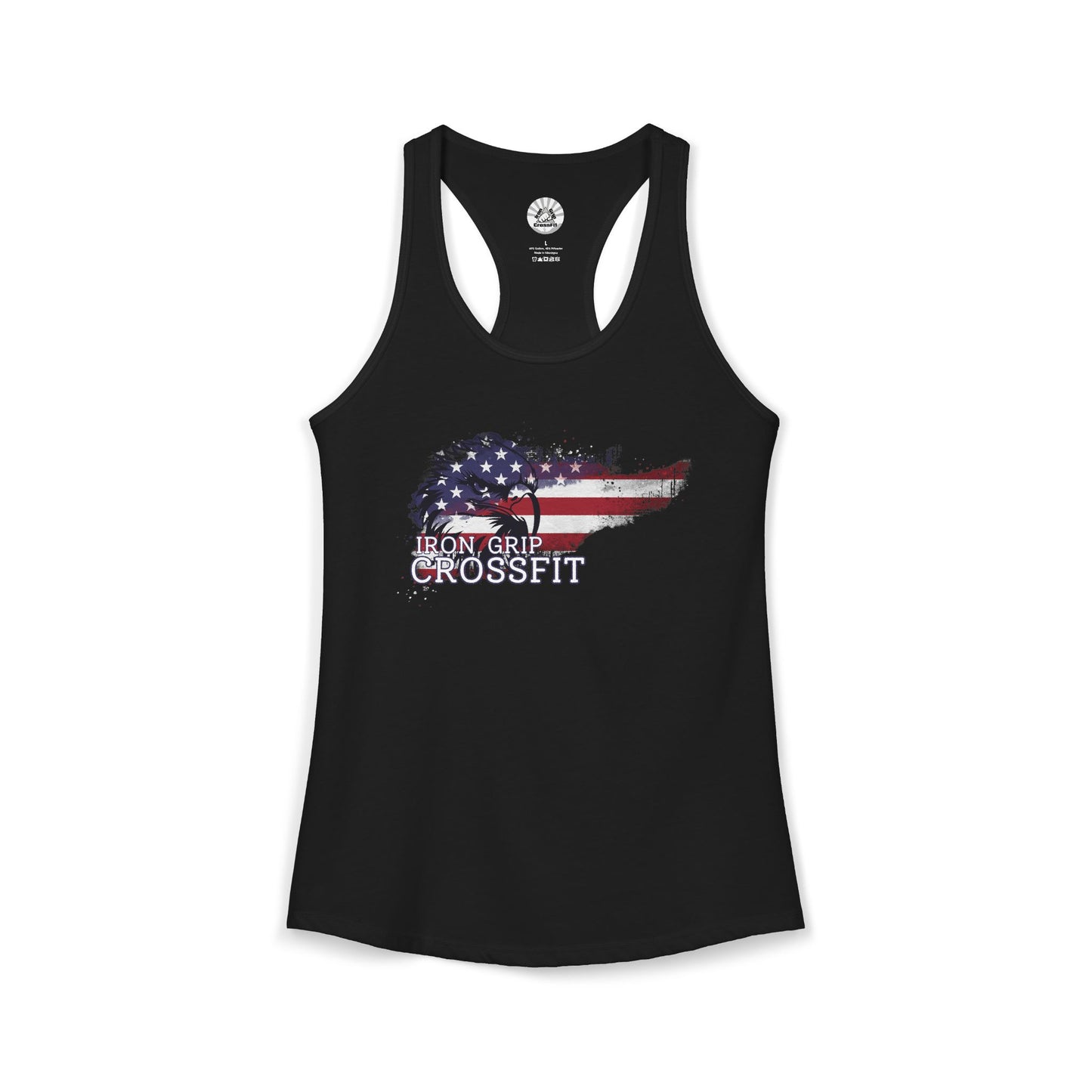 Iron Grip CrossFit American Flag Tank-Coach