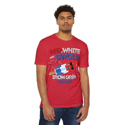 Red White and Swole! Coach T-Shirt