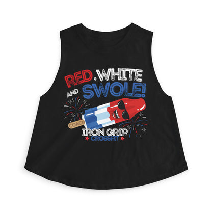 "Red, White and Swole" Coach Crop