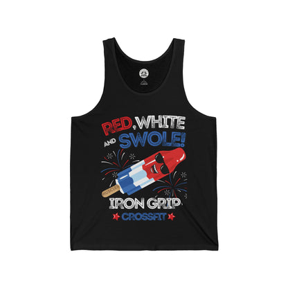 Red White and Swole Unisex Tank Top