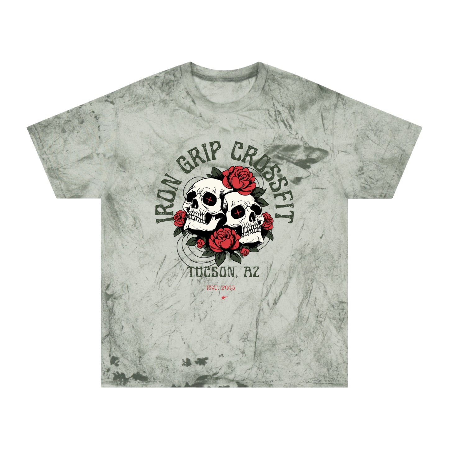 CrossFit Skull & Roses T‑Shirt 100% Cotton